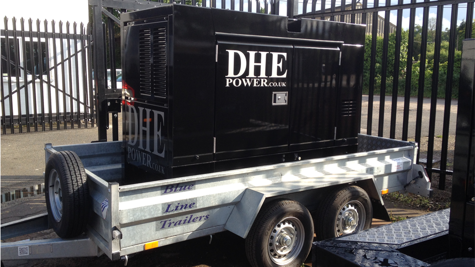 Buckinghamshire Stage Hire 60KVA Ultra Silent Road Towable Diesel Generator